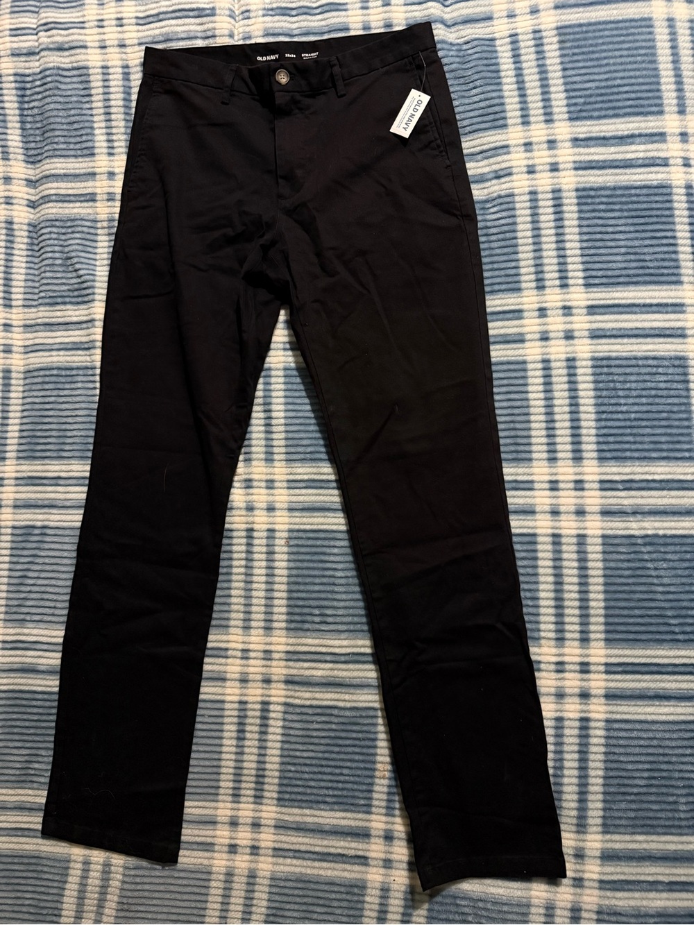 Old Navy Black Slim Straight Chinos